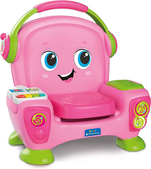 Clementoni Baby Canta, Suona E Balla, Poltroncina Interattiva, 12+ Mesi, Multicolore, 17678 Poltroncina Canta, Suona E Balla Clementoni