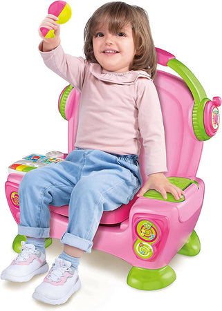 Clementoni Baby Canta, Suona E Balla, Poltroncina Interattiva, 12+ Mesi, Multicolore, 17678 Poltroncina Canta, Suona E Balla Clementoni