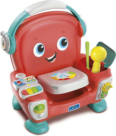 Clementoni Baby Canta, Suona E Balla, Poltroncina Interattiva, 12+ Mesi, Multicolore, 17678 Poltroncina Canta, Suona E Balla Clementoni