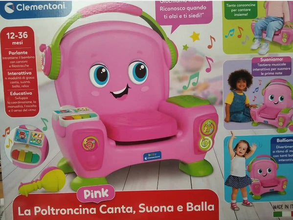 Clementoni Baby Canta, Suona E Balla Poltroncina Interattiva, Seggiolina Educativa Con Luci E Suoni Per Bambini 12+ Mesi, 17678 Made In Italy Rosso O Rosa Giochi e giocattoli/Giocattoli prima infanzia/Giochi musicali Sanitaria Gioia del Bimbo - Villa San Giovanni, Commerciovirtuoso.it