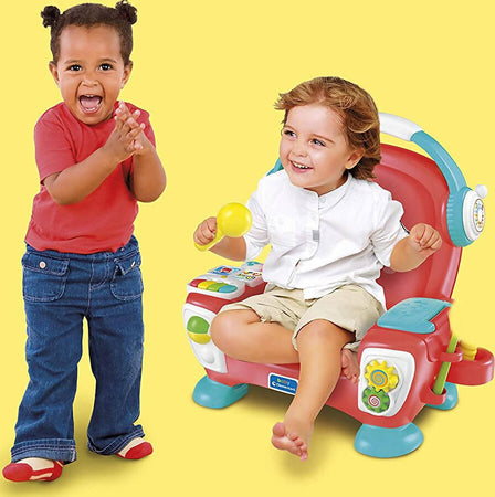 Clementoni Baby Canta, Suona E Balla Poltroncina Interattiva, Seggiolina Educativa Con Luci E Suoni per Bambini 12+ Mesi, 17678 Made in Italy Giochi e giocattoli/Giocattoli prima infanzia/Giochi musicali Sanitaria Gioia del Bimbo - Villa San Giovanni, Commerciovirtuoso.it