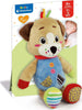 Clementoni--Baby-for-You-Cagnolino-Pete-The-Puppy-Peluche,-Gioco-Prima-Infanzia,-Giocattolo-Prime-attività,-Pupazzo-Neonato-100%-Lavabile-in-Lavatrice,-Multicolore,-17905