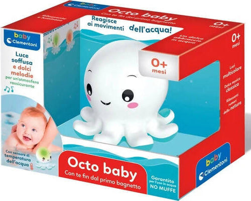 Clementoni- Baby Octopus Primo Bagnetto- Gioco Bambini luci e Melodie Neonato, 0 Mesi+, 17407 Giocattoli Sanitaria Gioia del Bimbo - Villa San Giovanni, Commerciovirtuoso.it