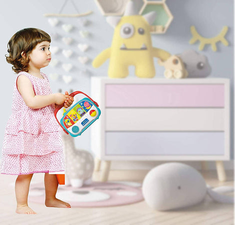 CLEMENTONI Baby Radio Giocattolo Prima Infanzia, Gioco Musicale elettronico, Centro Attività, Bambini 10 mesi+, Multicolore, 17439 Giocattoli Sanitaria Gioia del Bimbo - Villa San Giovanni, Commerciovirtuoso.it
