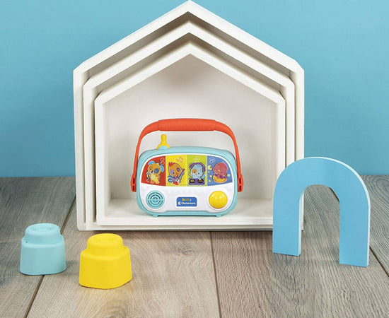 CLEMENTONI Baby Radio Giocattolo Prima Infanzia, Gioco Musicale elettronico, Centro Attività, Bambini 10 mesi+, Multicolore, 17439 Giocattoli Sanitaria Gioia del Bimbo - Villa San Giovanni, Commerciovirtuoso.it