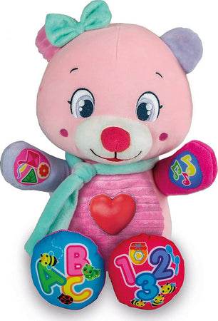 Clementoni- Betta Dolce Orsetto Peluche parlante interattivo-Gioco educativo Prima Infanzia, 6 Mesi+, 17399 Giochi e giocattoli/Giocattoli prima infanzia/Giochi musicali Sanitaria Gioia del Bimbo - Villa San Giovanni, Commerciovirtuoso.it