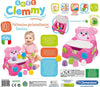 Clementoni Clemmy Poltroncina Porta Mattoncini Girl Bambina Con 10 Mattoncini Morbidi