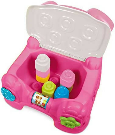 Clementoni Clemmy Poltroncina Porta Mattoncini Girl Bambina Con 10 Mattoncini Morbidi