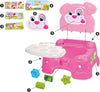Clementoni Clemmy Poltroncina Porta Mattoncini Girl Bambina Con 10 Mattoncini Morbidi