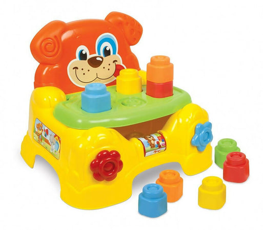 Clementoni Clemmy Poltroncina Porta Mattoncini Girl Bambina Con 10 Mattoncini Morbidi