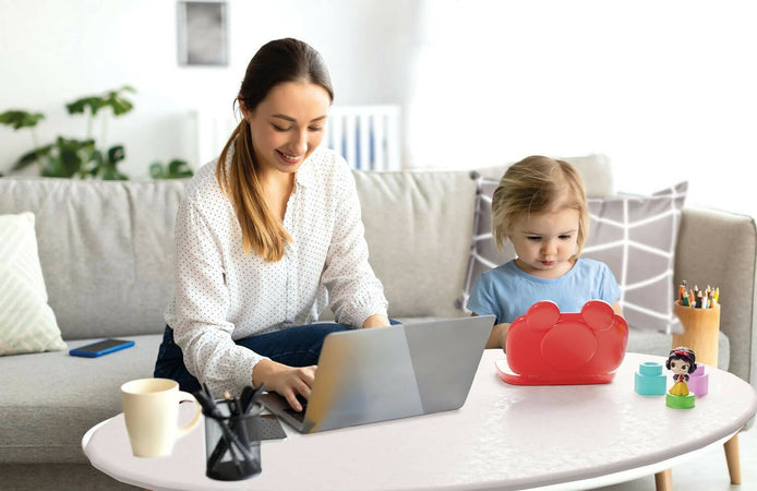 Clementoni--Disney-Baby-Mickey-Il-Mio-Primo-Laptop,-Centro-Computer-Educativo-Elettronico,-Portatile,-attività-per-Apprendimento-Lettere-&-Numeri,-Bambini-dai-9-Mesi,-Colore-Italiano,-17834