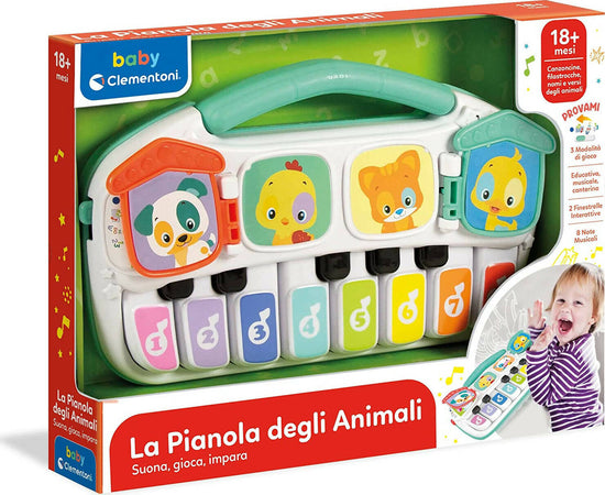 Clementoni la pianola degli animali, multicolore, 17286, divertente, colorata, educativa, musicale, insegna numeri, insegna colori Giochi e giocattoli/Giocattoli prima infanzia/Giochi musicali Sanitaria Gioia del Bimbo - Villa San Giovanni, Commerciovirtuoso.it