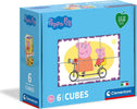 CLEMENTONI Peppa Pig, 3 anni-cubi da 6 pezzi-Play For Future, materiali 100% riciclati-Made in Italy, bambini, puzzle cartoni animati, Multicolore, 44009 Giocattoli Sanitaria Gioia del Bimbo - Villa San Giovanni, Commerciovirtuoso.it