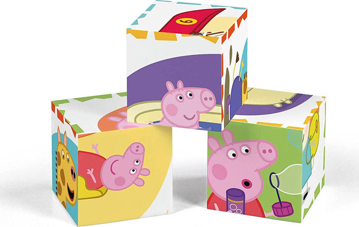 CLEMENTONI Peppa Pig, 3 anni-cubi da 6 pezzi-Play For Future, materiali 100% riciclati-Made in Italy, bambini, puzzle cartoni animati, Multicolore, 44009 Giocattoli Sanitaria Gioia del Bimbo - Villa San Giovanni, Commerciovirtuoso.it