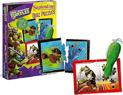 CLEMENTONI QUIZ PUZZLE SAPIENTINO NINJA TURTLES TARTARUGHE PENNA INTERATTIVA Giochi e giocattoli/Giochi da tavola di società e accessori/Giochi da tavolo/Giochi di società Trade Shop italia - Napoli, Commerciovirtuoso.it