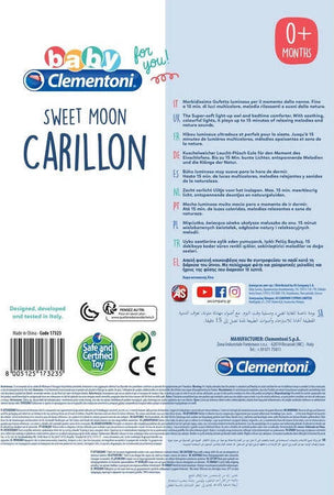 Clementoni- Sleepy Moon Carillon Musicale Culla Neonato, Multicolore Giocattoli Sanitaria Gioia del Bimbo - Villa San Giovanni, Commerciovirtuoso.it