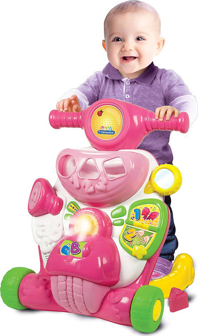 CLEMENTONI Valentina Scooterina Primi Passi, 9+ Mesi, Multicolore Rosa 17089 Giocattolo Sanitaria Gioia del Bimbo - Villa San Giovanni, Commerciovirtuoso.it