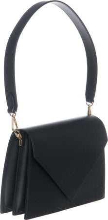 Cleo---Borsa-a-spalla-Nero-da-Donna-in-Pelle