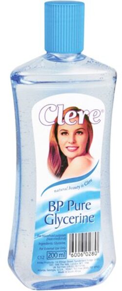 CLERE PURE GLYCERINE FOR FACE BODY AND HAIR 200ML