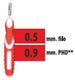 Cliadent scovolino 5pz 0,9mm