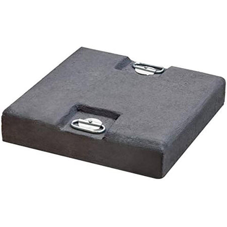 Marmetta con maniglie per ombrellone a braccio laterale da 60 kg in cemento "Made In Italiy"