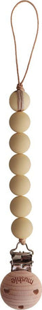 Clip Portaciuccio Mushie Halo Muted Yellow Prima infanzia/Succhietti e massaggiagengive/Catenelle porta succhietto La Casa Del Bebè - Napoli, Commerciovirtuoso.it