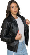 Cloe---Bomber-Donna-Nero-in-vera-pelle