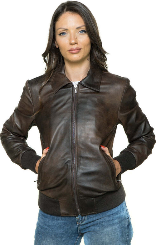 Cloe---Bomber-Donna-Testa-di-Moro-in-vera-pelle