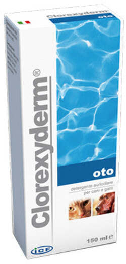 Clorexyderm oto detergente auricolare per cani e gatti 150ml