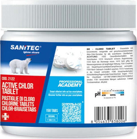 Cloro attivo concentrato - Tablet 500 gr - Sanitec Casa e cucina/Detergenti e prodotti per la pulizia/Detergenti per la casa/Detergenti multiuso Eurocartuccia - Pavullo, Commerciovirtuoso.it