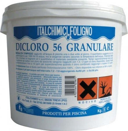 CLORO-IN-POLVERE-PER-PISCINE-HCL-56--Conf.-5-Kg.