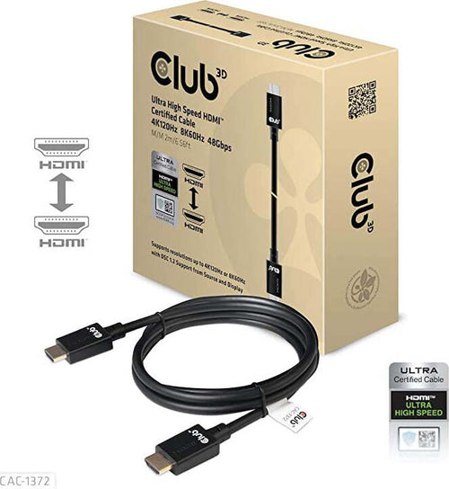 Club-3D-CAC-1372-Cavo-HDMI-ad-alta-velocità-Nero-Club3D