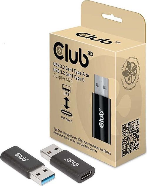 CLUB3D-Adattatore-Usb-Type-C-3.2-Gen-1-Female-e-USB-3,2-Gen-1-Type-a-Female