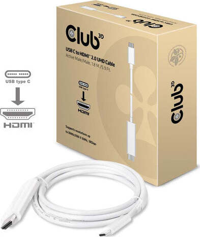 CLUB3D-Cavo-USB-C-a-HDMI-2.0-UHD-1,8m