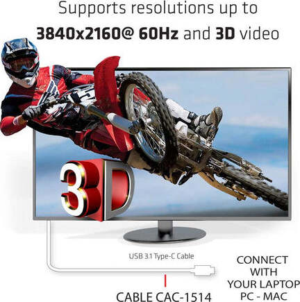 CLUB3D-Cavo-USB-C-a-HDMI-2.0-UHD-1,8m