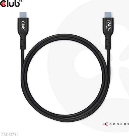 CLUB3D-USB-2.0-Type-C-Bi-Directional-Cable-Data-480Mb-Pd-240W(48V/5A)-EPR-2m