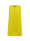 Tom Ford Top smanicato in seta giallo da donna