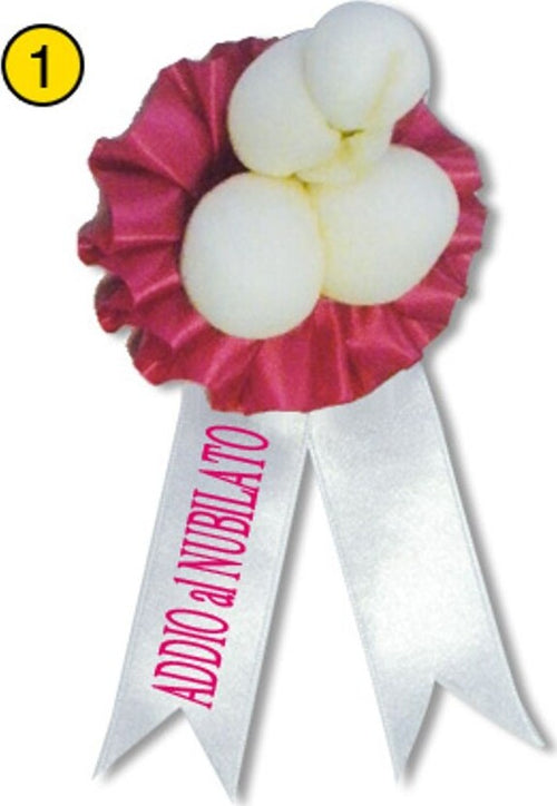 Coccarda con Tette Spilla per Party Addio Al Nubilato divertente Salute e cura della persona/Erotismo e contraccezione/Sex toys/Gadget per addio al nubilato e al celibato Kondorama - Martinsicuro, Commerciovirtuoso.it