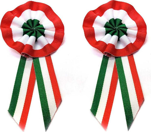 Coccarda Tricolore Con Spilla a Balia 5 Cm Sport e tempo libero/Fan Shop/Cimeli sportivi/Spille e bottoni Il Distintivo - Pesaro, Commerciovirtuoso.it