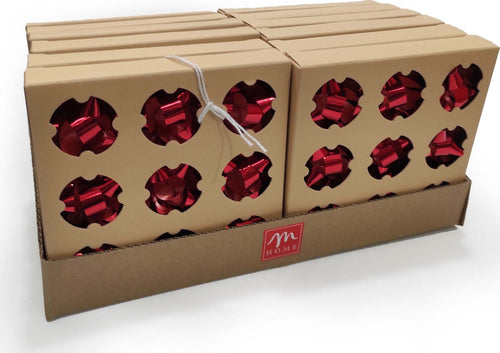 Coccarde Fiocco metallizzato Rosso decorazione natalizia per regali, confezione da 9 pezzi Casa e cucina/Decorazioni per interni/Addobbi e decorazioni per ricorrenze/Decorazioni natalizie/Oggettistica MagiediNatale.it - Altamura, Commerciovirtuoso.it