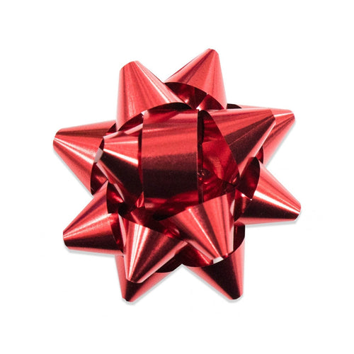 Coccarde Fiocco lucido decorazione natalizia per regali, confezione da 50 pezzi