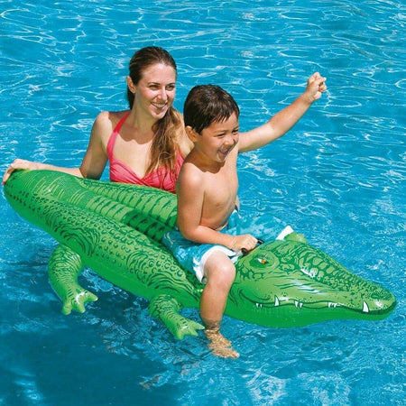 Coccodrillo Cavalcabile Gioco Gonfiabile Per Bambini 168 X 86 Cm Mare Piscina Giocattoli e infanzia > Piscine > Canotti e Gonfiabili Trade Shop italia - Napoli, Commerciovirtuoso.it