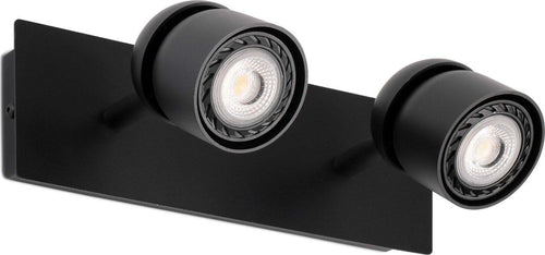 COCO 2L Lampada da parete nera Illuminazione/Illuminazione per interni/Illuminazioni per pareti/Applique Led Mall Home - Napoli, Commerciovirtuoso.it