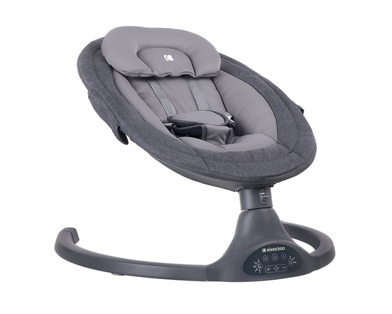 Altalena elettrica side to side Codie Grigio Scuro Kikkaboo
