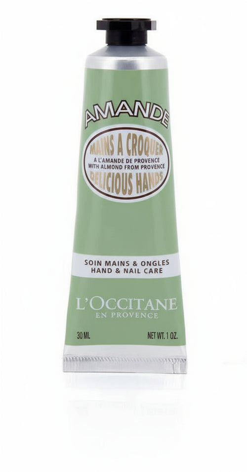 Cofanetto routine corpo alla mandorla L'Occitane en Provence (Amande Gourmande) Olio doccia Latte concentrato e Crema mani