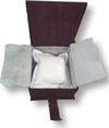 Cofanetto-Scatolo-Confezione-Astuccio-Con-Cuscino-Per-Orologio-Velluto-Rosso