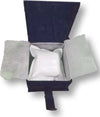 Cofanetto Scatolo Confezione Astuccio Cuscino Per Orologio Velluto Blu Moda/Uomo/Orologi/Orologi da polso Trade Shop italia - Napoli, Commerciovirtuoso.it