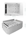 COLACRIL MARMORE Vasca Idromassaggio 2 Posti Con Cascata 180x120
