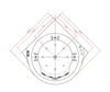 COLACRIL NIAGARA Vasca Idromassaggio Circolare 150x150 Con Cascata
