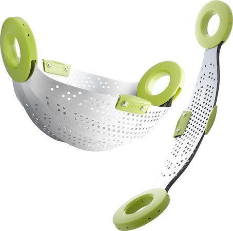 COLAPASTA SCOLAPASTA PIEGHEVOLE VAPORIERA COLA PASTA CUCINA CAMPEGGIO MARE Casa e cucina/Utensili da cucina/Scolapasta Trade Shop italia - Napoli, Commerciovirtuoso.it